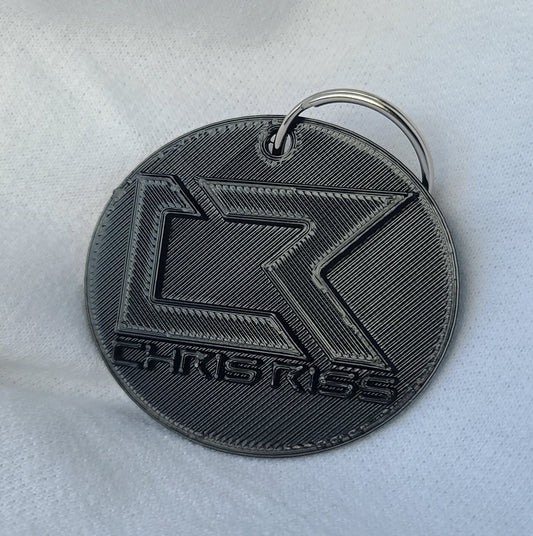 Chris Riss Keychain (Black on Black) LIMITED EDITION